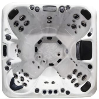 Hot Tub Colombo with 7 Seats - view from above - Hot tubs Portugal Algarve Online Shopping Site