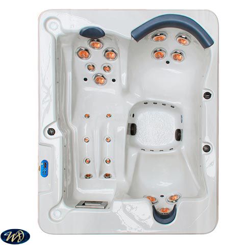 Hot Tub Moonlight Tornado Shell , 3 Person , 1 Pump
