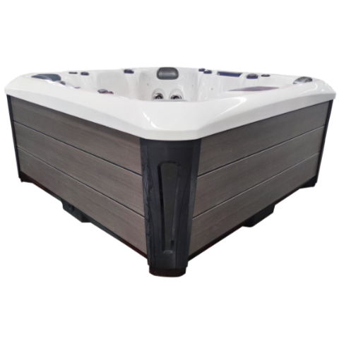 Hot Tub Colombo with 7 Seats - sideview with paneling - Hot tubs Portugal Algarve Online Shopping Site
